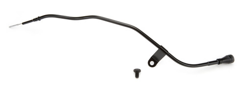 Engine Oil Dipstick - Solid Tube - Block Mount - Aluminum / Steel - Black Anodized / Black Paint - GM LS-Series - Each