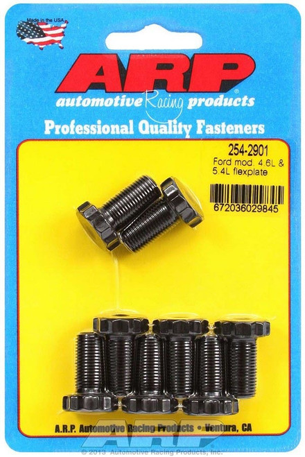 Flexplate Bolt Kit - Pro Series - 10 mm x 1.00 Thread - 0.800 in Long - 12 Point Head - Chromoly - Black Oxide - Ford Modular - Set of 8