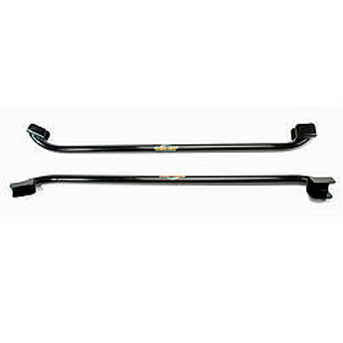 Subframe Connectors - Weld-On - 1-5/8 in OD x 0.125 Tubing - Steel - Black Powder Coat - Convertible - Ford Mustang / Mercury Cougar 1967-73 - Kit Subframe Connectors - Weld-On - 1-5/8 in OD x 0.125 Tubing - Steel - Black Powder Coat - Convertible - Ford Mustang / Mercury Cougar 1967-73 - Kit