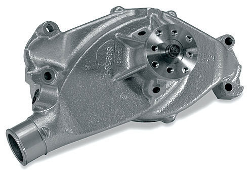 Water Pump - Mechanical - Stage 1 - 5/8 in Pilot - Short Design - Iron - Natural - Big Block Chevy - Each