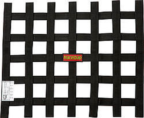 Window Net - SFI 27.1 - 1 in Webbing - 18 x 21 in Rectangle - Black - Each