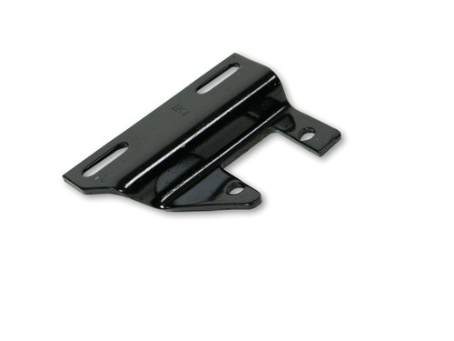 Alternator Bracket - Super Competition - Driver Side - Lower - Header Mount - Requires Additional Mount - Steel - Black Powder Coat - Stock Alternators - Small Block Chevy - Each