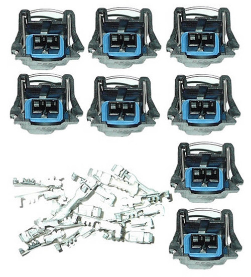 Fuel Injector Connectors - EV1 / Minitmer Style - Set of 8