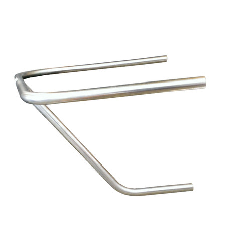 Nerf Bar - Passenger Side - 3 Point - 1 in Tube - Stainless - Natural - Triple X Sprint Car - Each