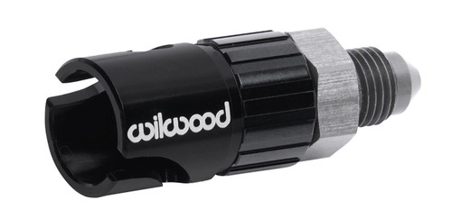 Fitting - Quick Disconnect - 3 AN Male to Female Quick Disconnect - Aluminum - Black Anodized - Each