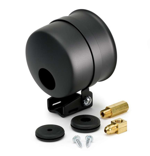 Gauge Cup - 3-3/8 in Diameter Gauge - Pedestal Mount - Steel - Black Powder Coat - Universal - Each