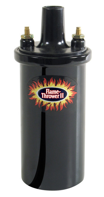 Ignition Coil - Flame Thrower II - Canister - 0.60 ohm - Female Socket - 45000V - Epoxy Filled - Black - Each