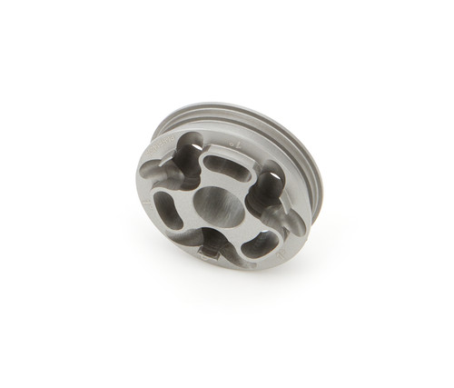 Shock Piston - Linear - 55 mm OD - 1 Degree / 4 Degrees - Aluminum - Gray Anodized - Each