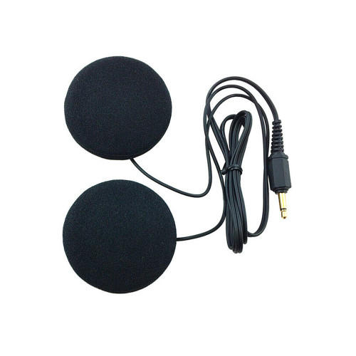 Headphones - Helmet - Premium - 36 in Cord - 3.5 mm Input Jack - Hook and Loop Attachment - Foam Ear Pads - Each