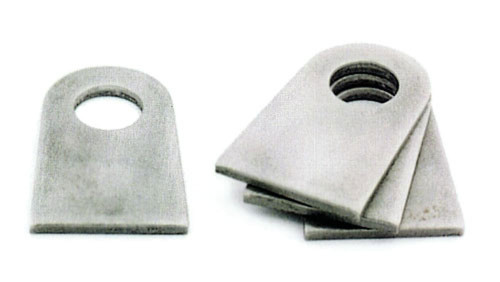 Chassis Tab - Flat - 3/4 in Mounting Hole - 3/16 in Thick - Steel - Natural - Set of 4