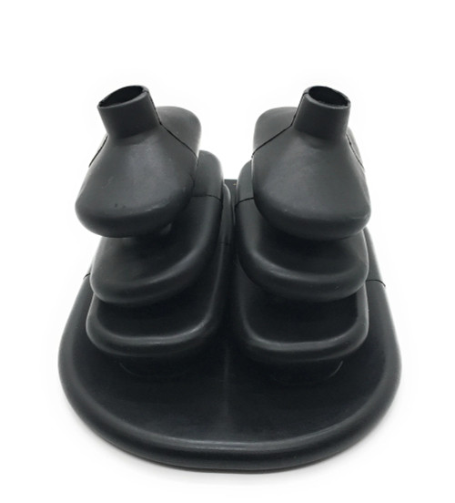 Shifter Boot - OE Replacement - Twin Stick - Rubber - Black - Dana 300 - Various Jeep Applications - Each