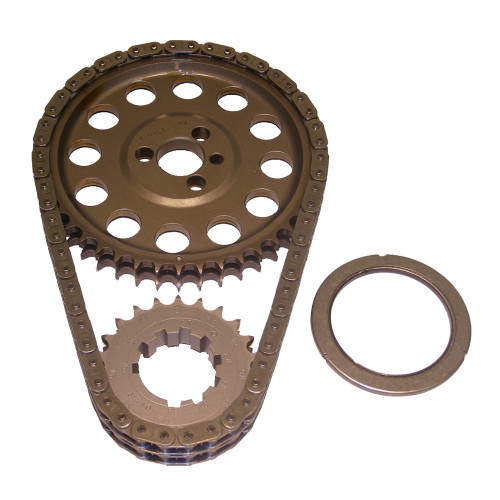 Timing Chain Set - Race Billet True Roller - Double Roller - 9 Keyway Adjustable - Thrust Bearing - Steel - Small Block Chevy - Kit