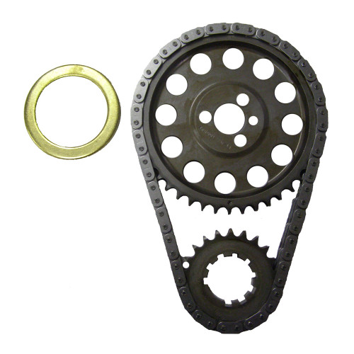 Timing Chain Set - Race Billet True Roller - Double Roller - 9 Keyway Adjustable - Thrust Washer - Steel - Small Block Chevy - Kit Timing Chain Set - Race Billet True Roller - Double Roller - 9 Keyway Adjustable - Thrust Washer - Steel - Small Block Chevy - Kit