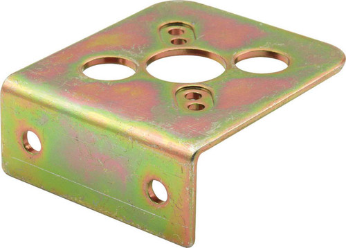 Quick Turn Mounting Bracket - Rivet-On - 1/16 in Thick - Requires 1 or 1-3/8 in Spring - 90 Degree Angle - Right Hand - Steel - Cadmium - Set of 10