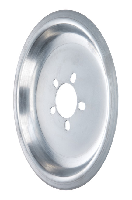 Mud Shield - Inner - Rear - Driver Side - Bolt-On - 5 x 5 Hubs - 2 in Backspace - Aluminum - Natural - 15 in Wheels - Each