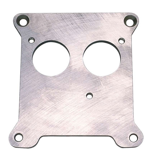 Throttle Body Adapter - 1/4 in Thick - Gasket / Hardware - Steel - TBI Rear Mount to Square Bore Intake - Small Block Chevy - Each