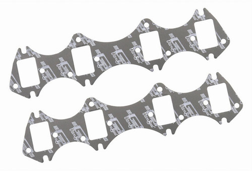 Exhaust Manifold / Header Gasket - Ultra-Seal - 1.560 x 2.320 in Rectangle Port - Steel Core Laminate - 8-Bolt Holes - Ford FE-Series - Pair