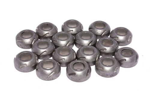 Rocker Arm Pivot Ball - Magnum - 7/16 in Stud Mount - Grooved - Steel - Set of 16