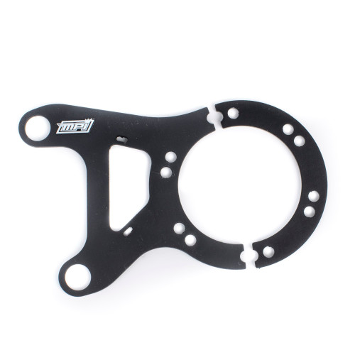 Button Bracket - Steering Wheel Mount - 2 Button - Aluminum - Black Anodized - MPI Steering Wheels - Each