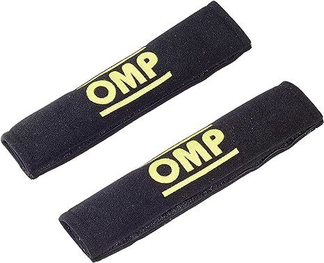 Harness Pad - Hook and Loop Closure - Black - Velour - 2 in Belts - Pair