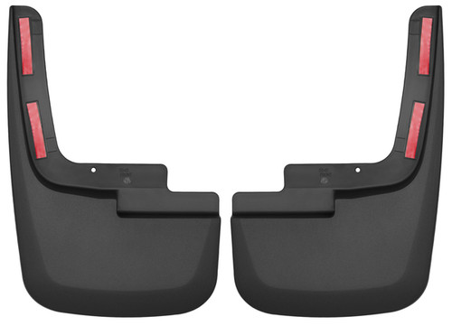 Mud Flap - Mud Guards - Front - Plastic - Black / Textured - Ford Fullsize Truck 2015-16 - Pair