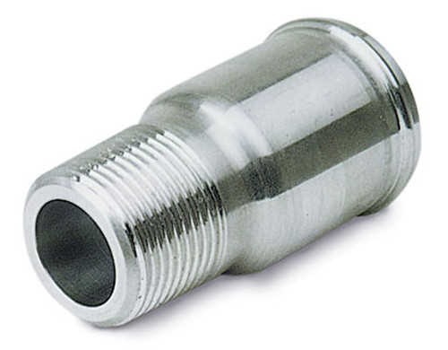 Fitting - Adapter - Straight - 1 in NPT Male to 1-1/2 in Hose Barb - Aluminum - Natural - Each