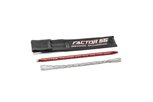 Rope Repair Tool - Fast Fid - Synthetic Rope Splicer - 3/8 in to 5/8 in Diameter Ropes - Aluminum - Red Anodized - Each