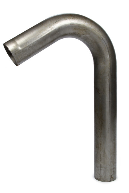 Exhaust Bend - J-Bend - Mandrel - 3 in Diameter - 6 in Radius - 6-1/2 x 5-1/2 in Legs - 18 Gauge - Steel - Natural - Each