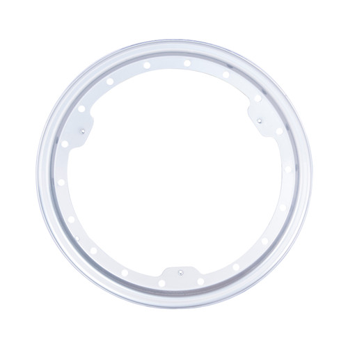 Beadlock Ring - 3 Tab - Steel - Silver Powder Coat - 15 in Wheels - Each Beadlock Ring - 3 Tab - Steel - Silver Powder Coat - 15 in Wheels - Each