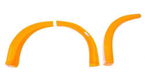 Wheel Flare Kit - Passenger Side - MD3 - Dirt - 3 Piece Kit - Plastic - Fluorescent Orange - Kit