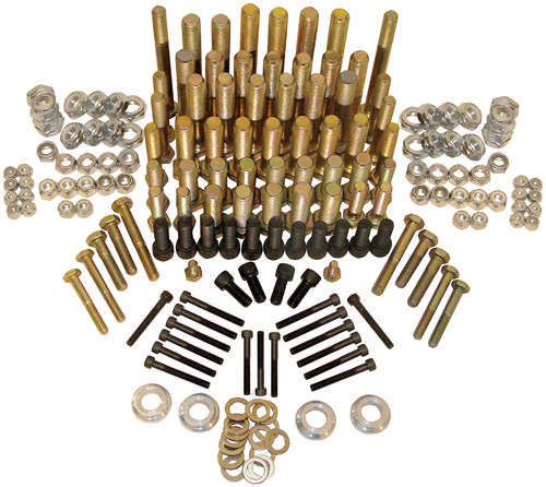 Sprint Car Bolt Kit - Tubular - Master - Steel - Zinc Oxide - Sprint Car - Kit