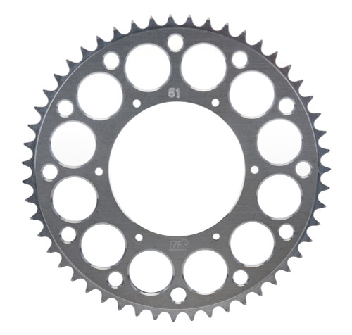 Axle Sprocket - 51 Tooth - 5.25 in Bolt Pattern - Aluminum - Natural - Micro Sprint - Each