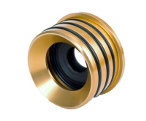Axle Housing Seal - Inner - O-Ring - 2.5 in OD - 2.48 in ID - 0.25 in Thick - Rubber / Aluminum - Gold - Universal - Each