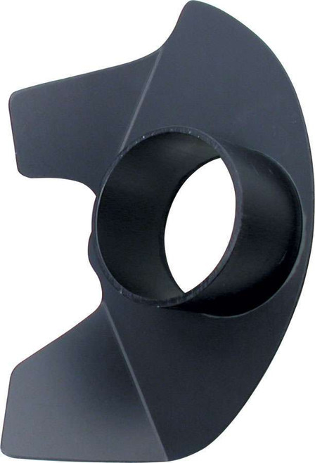 Spindle Duct - Spindle Mount - Single 3 in Tube - Driver Side - Aluminum - Black Paint - Fabricated Spindles - Each