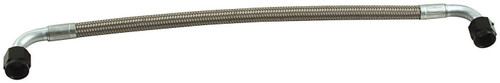 Power Steering Hose - 6 AN 90 Degree Hose Ends - 13-1/2 in Long - Steering Box to Pump - Sprint Car - Each