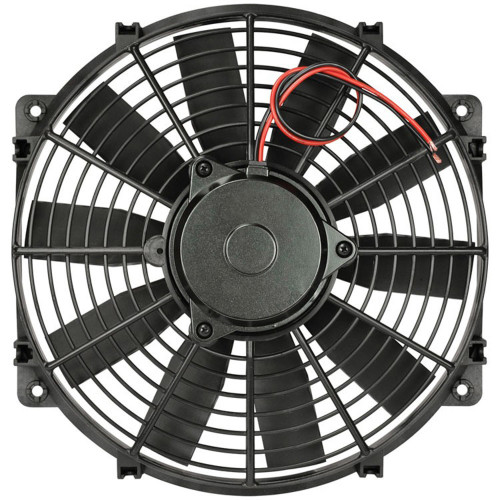 Electric Cooling Fan - Trimline - 16 in Fan - Push / Pull - 2215 CFM - Straight Blade - 16-1/2 x 16 in - 3-3/4 in Thick - Plastic - Each