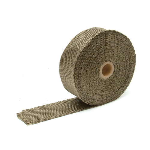 Exhaust Wrap - Titanium - 2 in Wide - 50 ft Roll - Woven Fiberglass - Titanium - Each