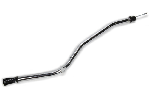 Transmission Dipstick - Locking - OEM Length - Steel - Chrome - Powerglide - Each