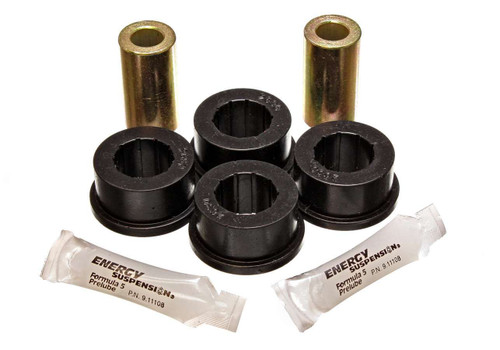 Panhard Bar Bushing - Hyper-Flex - Rear - Polyurethane / Steel - Black / Cadmium - Ford Mustang 2005-14 - Kit