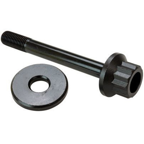 Harmonic Balancer Bolt - 16 mm x 2.00 Thread - 5.165 in Long - 5/8 in 12 Point Head - Steel - Black Oxide - GM LS-Series / GM GenV LT-Series - Each