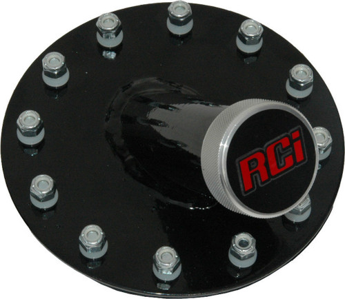 Fuel Cell Filler Plate - Threaded Cap - 45 Degree Neck - Flat Mount - 12-Bolt Flange - Steel - Black Paint - Kit Fuel Cell Filler Plate - Threaded Cap - 45 Degree Neck - Flat Mount - 12-Bolt Flange - Steel - Black Paint - Kit