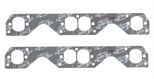 Exhaust Manifold / Header Gasket - Ultra-Seal - 1.610 x 1.850 in Oval Port - Steel Core Laminate - Small Block Chevy - Pair