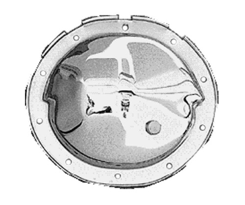 Differential Cover - Gasket / Hardware Included - Steel - Chrome - 8.5 in - GM 10-Bolt - Each Differential Cover - Gasket / Hardware Included - Steel - Chrome - 8.5 in - GM 10-Bolt - Each