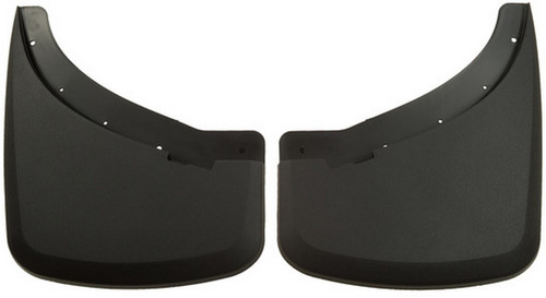 Mud Flap - Mud Guards - Rear - Plastic - Black / Textured - Dually - GM Fullsize Truck 2007-14 - Pair