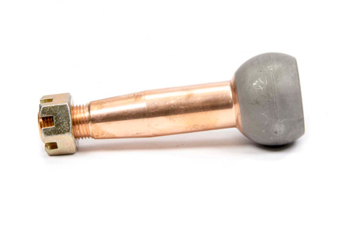 Ball Joint Stud - 2.000 in/ft Taper - 4.17 in Long - Plus 1 in Extended Length - 1.625 in Ball - 5/8-18 in Thread - Steel - Copper Plated - Each Ball Joint Stud - 2.000 in/ft Taper - 4.17 in Long - Plus 1 in Extended Length - 1.625 in Ball - 5/8-18 in Thread - Steel - Copper Plated - Each