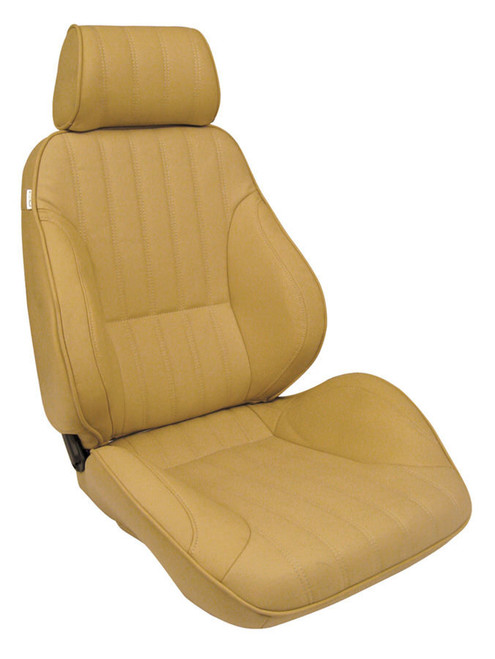 Seat - Rally 1000 Series - Passenger Side - Sliders - Reclining - Side Bolsters - Vinyl - Beige - Each