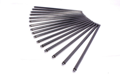 Pushrod - High Energy - 8.575 in Long - 5/16 in OD - Steel - Set of 16