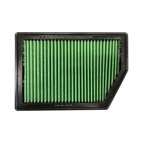 Air Filter Element - Panel - Reusable Cotton - Green - Jeep Cherokee 2014-20 - Each