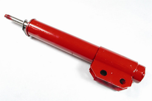 Strut - Drag - Twintube - Front - 70 / 30 Valve - Steel - Red Paint - Ford Mustang 1979-93 - Each
