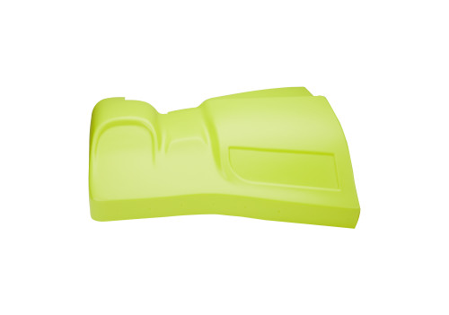 Nose - SS Killer Z - Passenger Side - Upper - Plastic - Fluorescent Yellow - Street Stock - Each